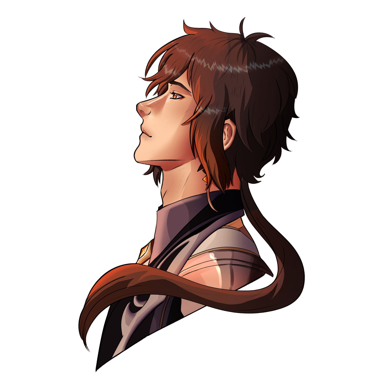 Genshin Impact Acrylic Keyring - Zhongli