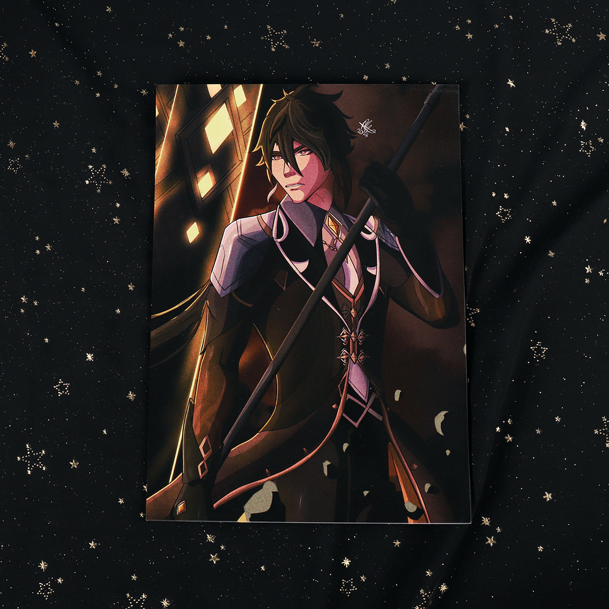 Genshin Impact Print - Zhongli