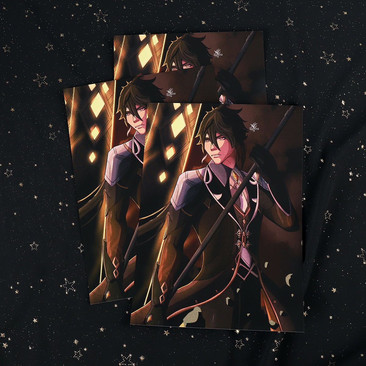 Genshin Impact Print - Zhongli